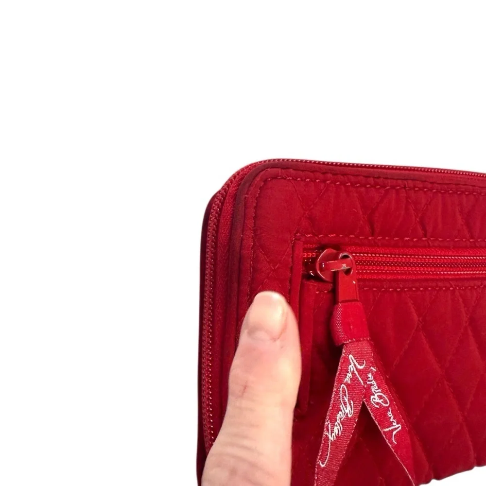 Vera Bradley Red Quilted Wallet GUC
